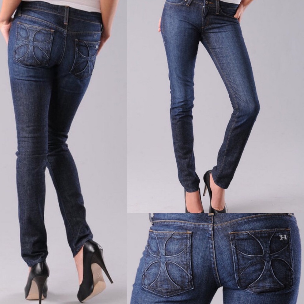 Habitual Glory Pocket Skinny Jeans in Deep End 25
